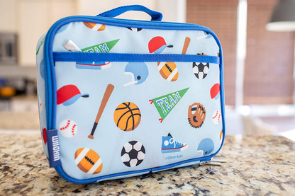 Wildkin Kids Insulated Lunch Box Bag for Boys and Girls, Perfect Size for Packing Hot or Cold Snacks for School and Travel, Mom's Choice Award Winner, BPA-free, Olive Kids (Wild Animals)