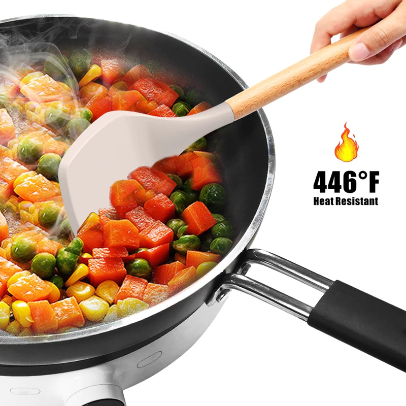 14 Piece Silicone Cooking Utensils Kitchen Utensil Set