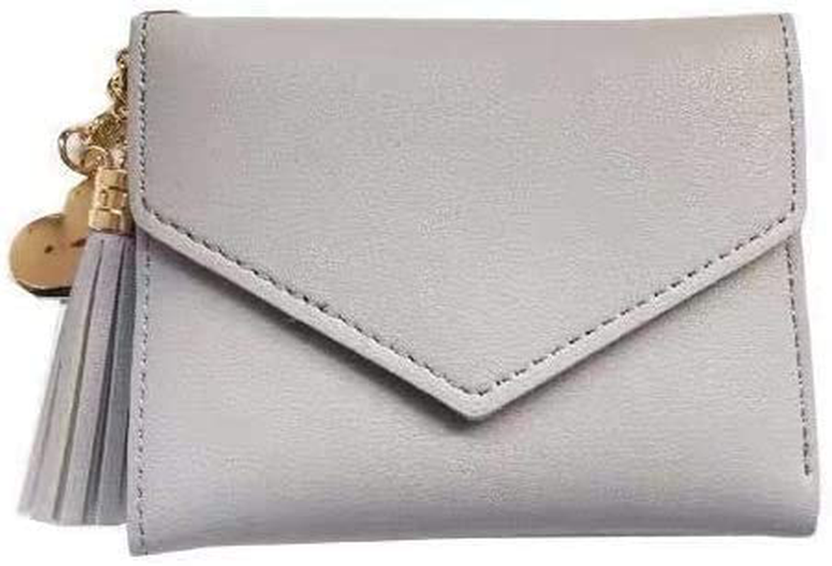 Small Wallet for Women，Ultra Slim Pu Leather Credit Card Holder Clutch Wallets for Women