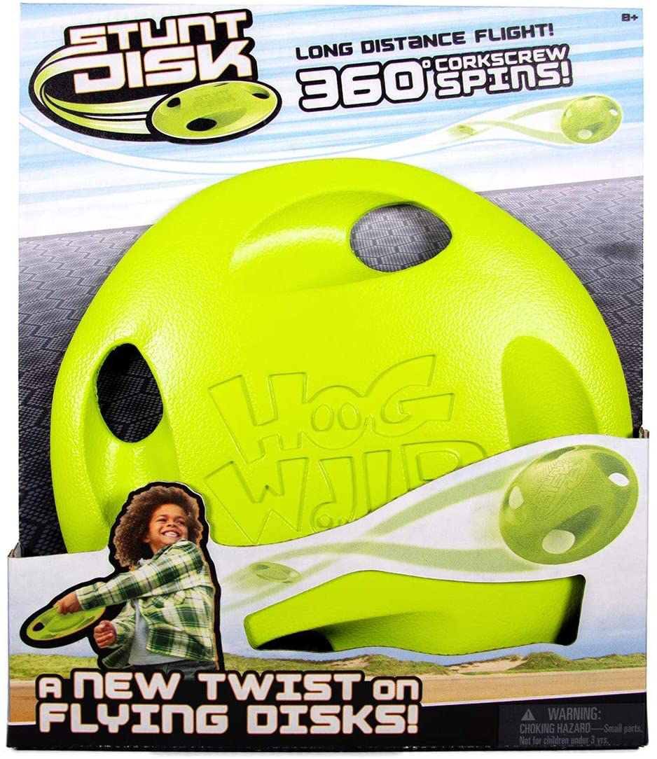 StuntDisk Flying Disc Toy - Perform Amazing Tricks & Spins - Outdoor Disk Game for Lawn, Beach & More - Throw, Toss & Catch - Kids & Adults 8+