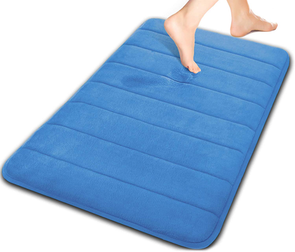 Memory Foam Bath Mat Rug, Comfortable, Soft, Super Water Absorption, Machine Wash, Non-Slip for Bathroom 