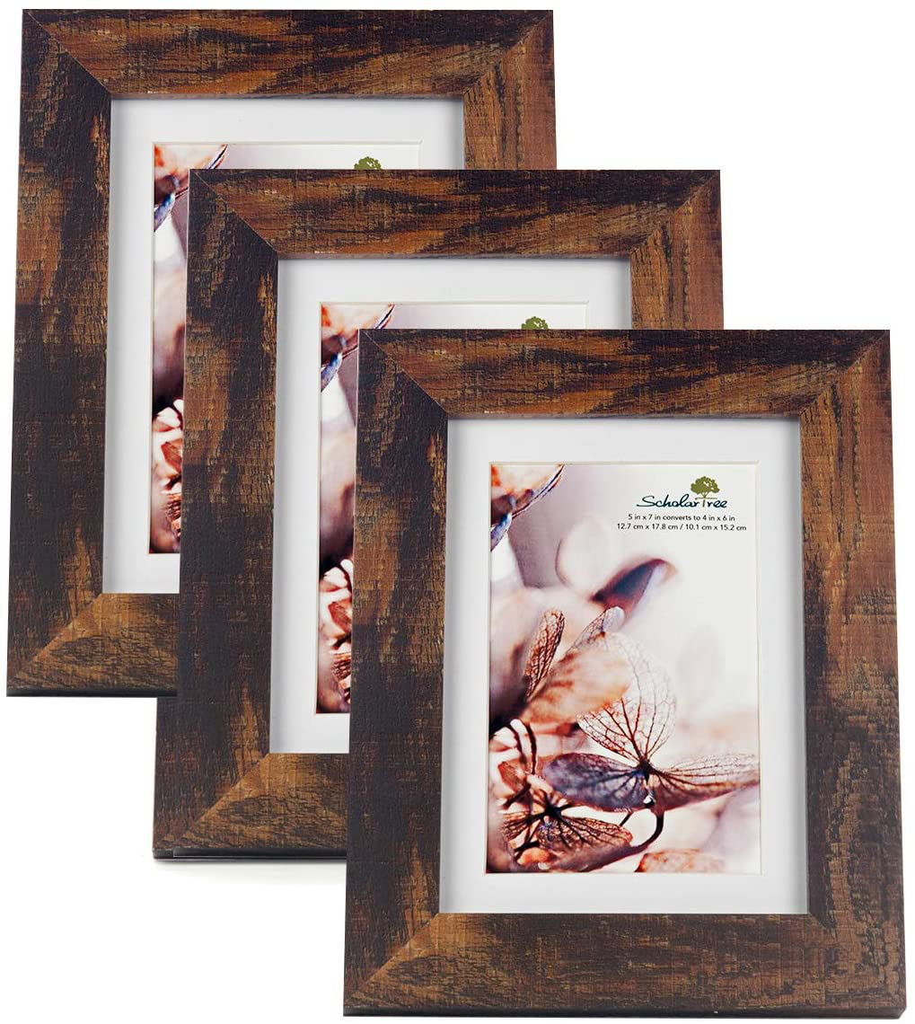 Scholartree Wooden Grey 8x10 Picture Frame 2 Set in 1 Pack