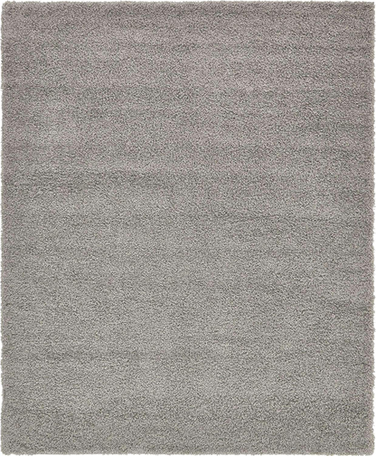 Unique Loom Solo Solid Shag Collection Area Modern Plush Rug Lush & Soft, 4' 0 x 6' 0, Tuscan Sun Yellow