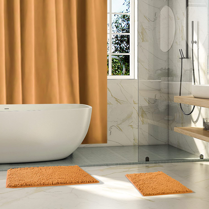 Microfiber Bath Rugs Chenille Bath Mat, Ultra Soft NUFR Bathroom Rugs Quick-Dry, Water Absorbent 