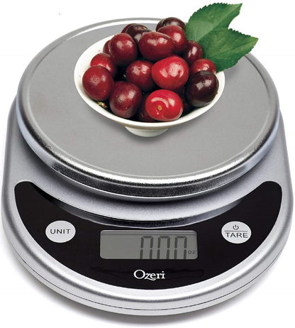 Ozeri ZK14-R Pronto Digital Multifunction Kitchen and Food Scale, Red