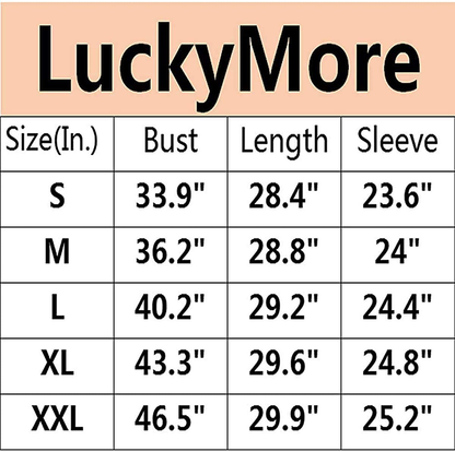 LuckyMore Womens V Neck Zip Cuffed Sleeve Flowy Business Casual Work Tunic Tops Shirts Blouse
