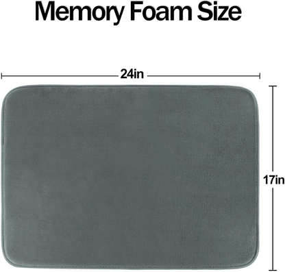 Memory Foam Bathroom Rugs Non-Slip Water Absorbent Fast Dry Luxury Soft Bath mat