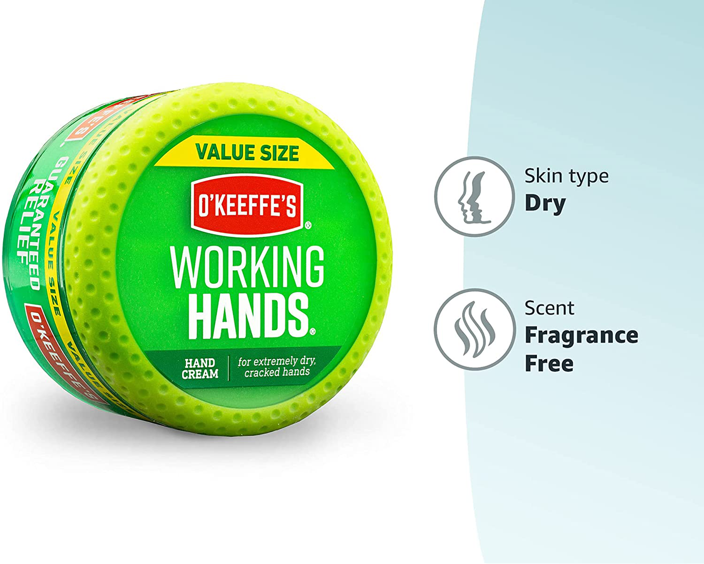 O'Keeffe's Working Hands Hand Cream in Jar, 6.8oz (Pack of 12) (105862)