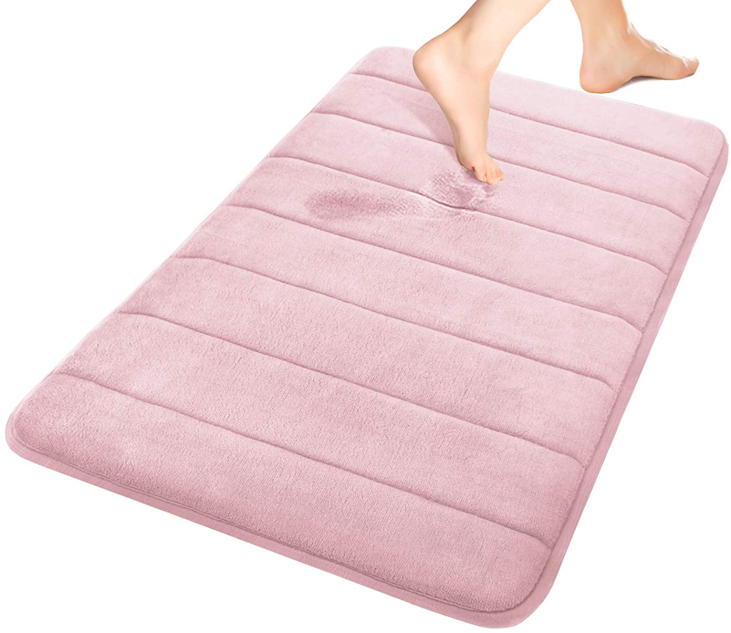 Memory Foam Bath Mat Rug, Comfortable, Soft, Super Water Absorption, Machine Wash, Non-Slip for Bathroom 