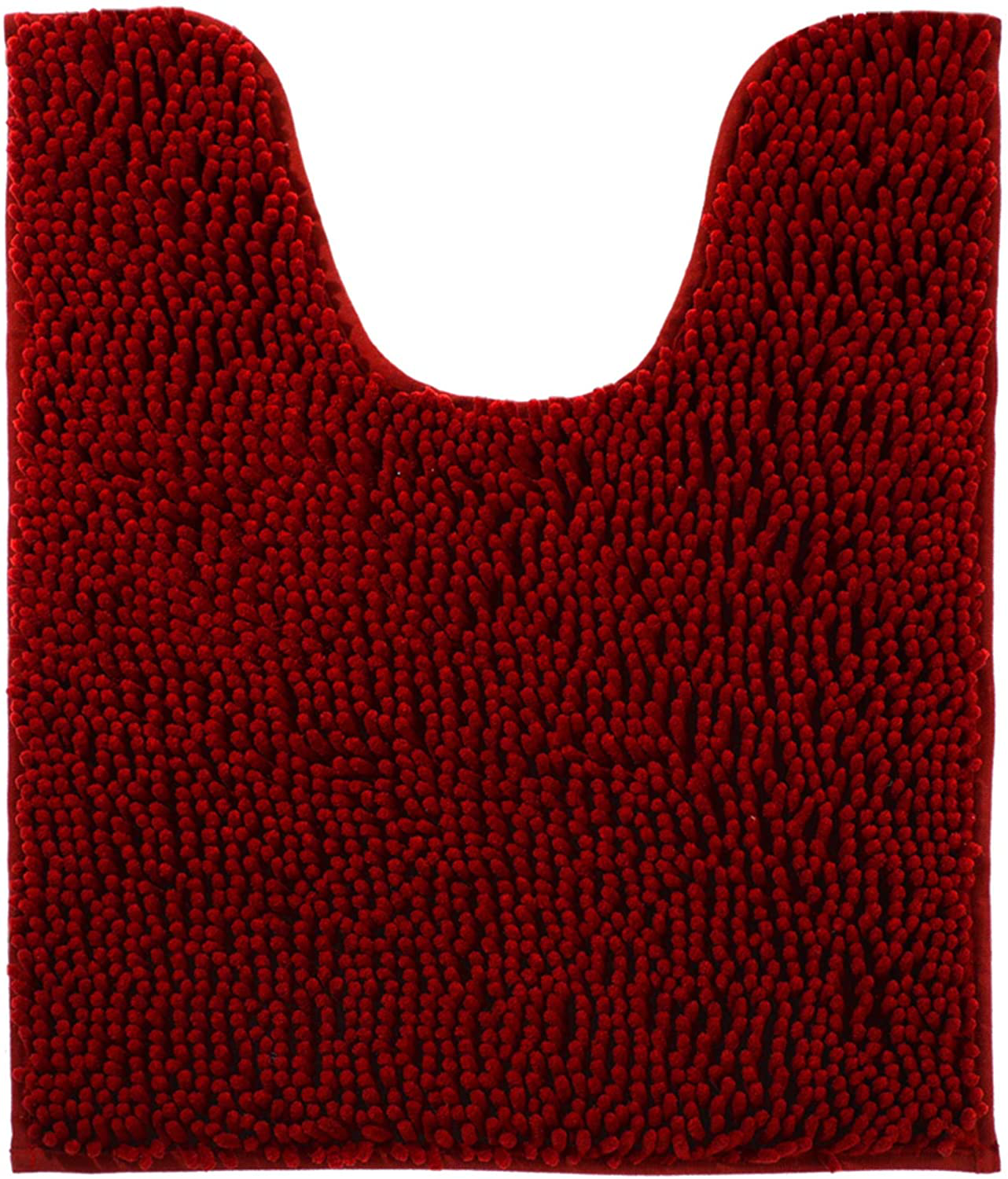 Bath Rugs Floor Non Slip Curved Bathroom Mat  Microfiber Plush Super Water Absorbent Machine Wash/Dry Shaggy Carpet for Toilet 