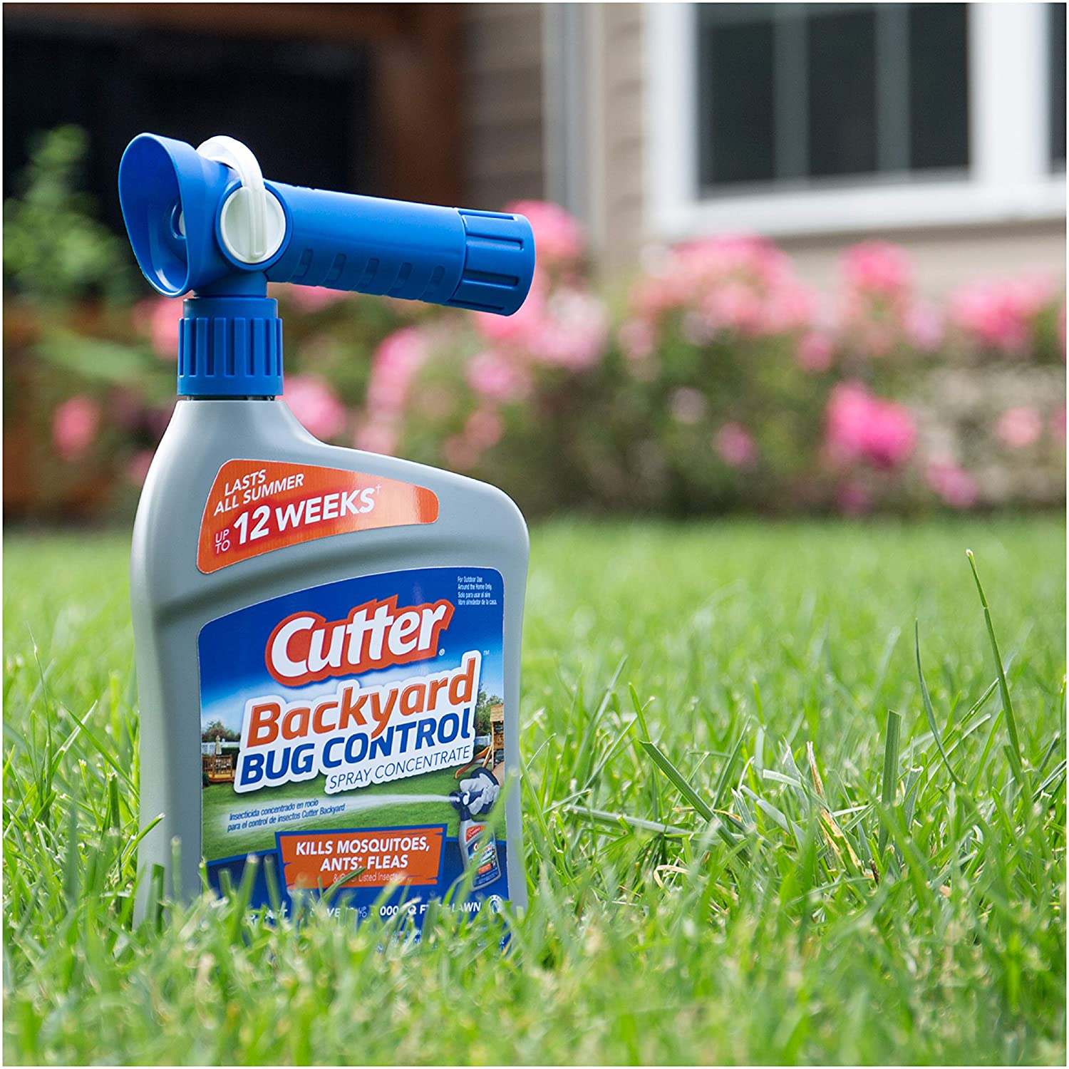 SPECTRUM BRANDS 61067 HG-61067 32Oz Rts Bug Free Spray, Hose, Silver Bottle
