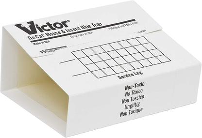 Victor M309 72 Pack Insect & Mouse Glue Board, White