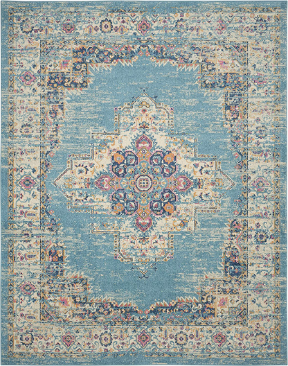 Nourison Passion Pink Boho Area Rug 2'2" x 10', Fuchsia, 10 Feet