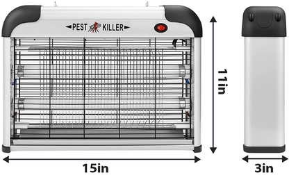 Electric Bug Zapper/Pest Repeller Control-Strongest Indoor 2800 Volt UV Lamp Flying Fly Insect Killer Mosquitoes Files Killer Repellent Traps Eliminator Catcher Lure Zap Kills Mosquito