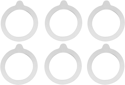 Sunshine Mason Co. Wire Bail Rubber Jar Gaskets 3.5"(90mm), fits Bormioli Fido Jars Made in USA 6 Pieces