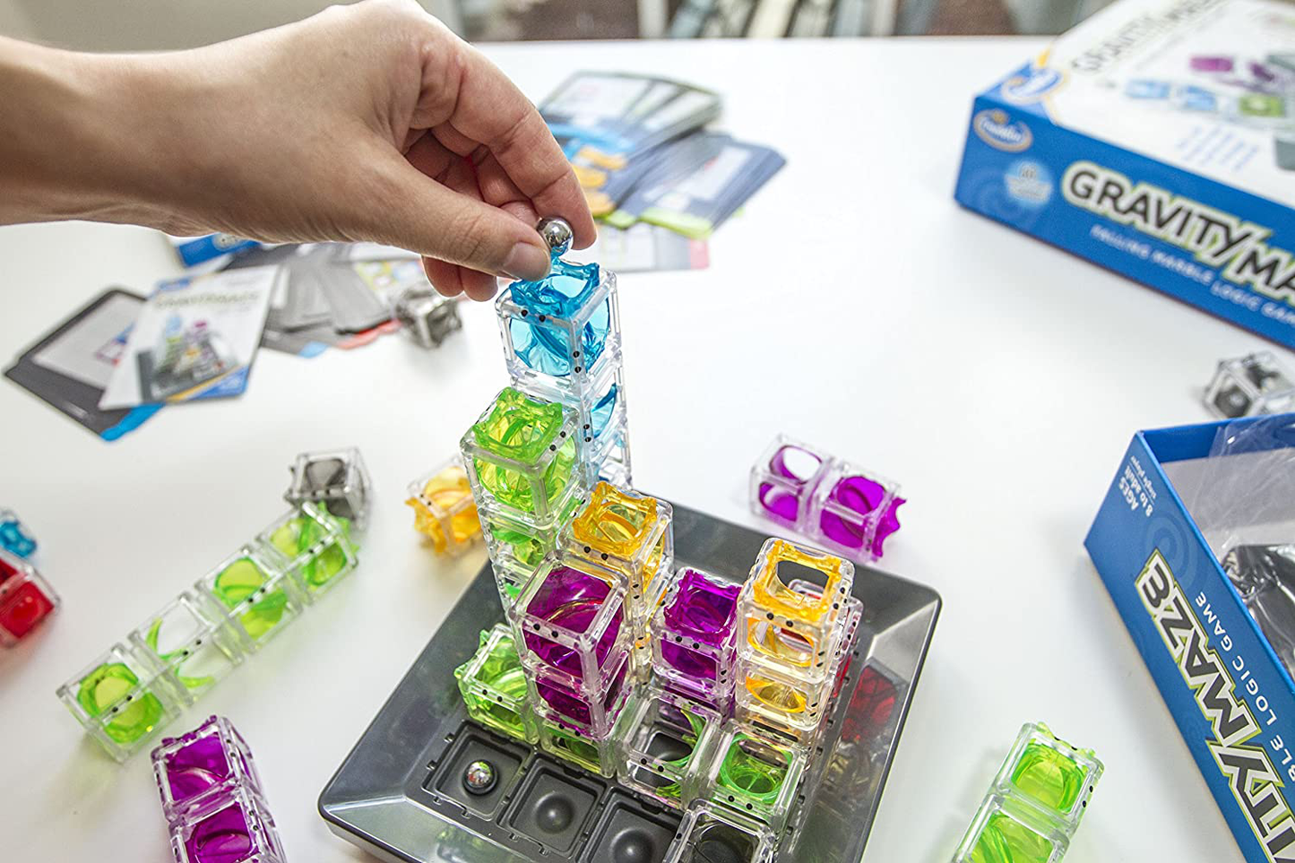 ThinkFun Gravity Maze Marble Run Brain Game and STEM Toy for Boys and Girls Age 8 and Up – Toy of the Year Award Winner