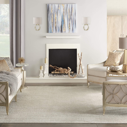 Nourison Essentials Solid Contemporary Pink 5' Square Area Rug , 5' X Square