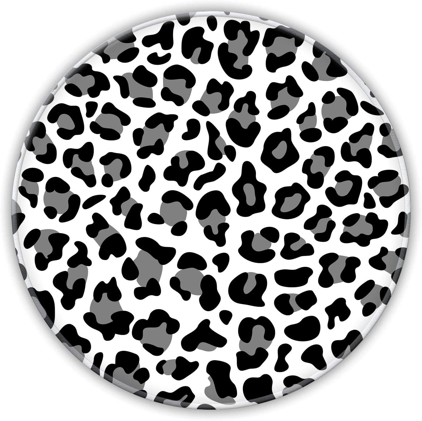 HOPONY Mouse Pad with Stitched Edge, Premium-Textured Mouse Mat with Waterproof Non-Slip Rubber Base, Cute Round Mousepad for Laptop Computer Office Desk Accessories,7.9 x 7.9 inch, Blue Marble