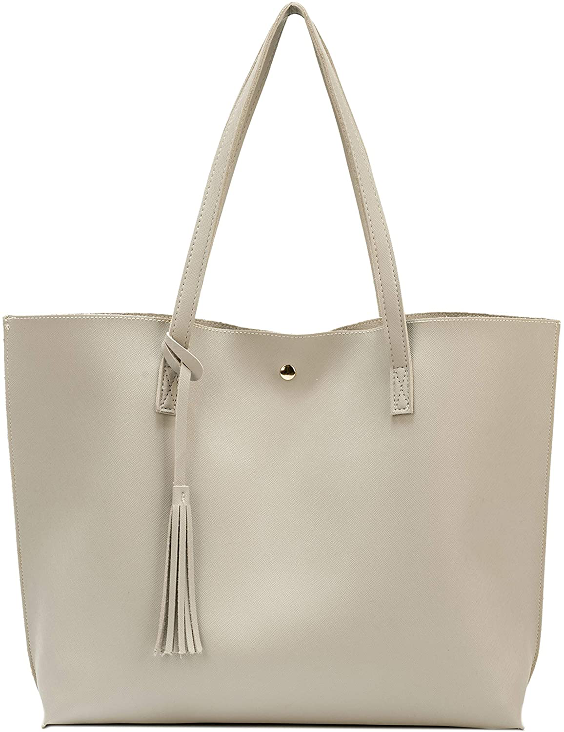 Women's Tote Bags Top Handle Satchel Handbags Faux Leather Tassel Shoulder Purse