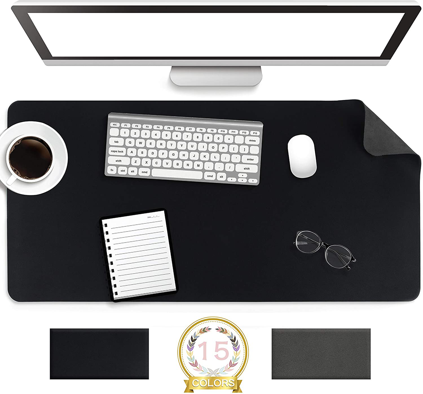 Writing Desk Pad Protector, Anti-Slip Thin Mousepad for Computers,Office Desk Accessories Laptop Waterproof Desk Protector for Office Decor and Home