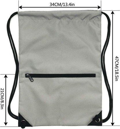 HOLYLUCK Drawstring Backpack Bag Sport Gym Sackpack