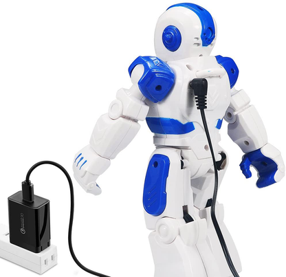 Remote Control Robot for Kids, Sikaye Intelligent Programmable Robot with Infrared Controller Toys,Dancing,Singing, Moonwalking and LED Eyes, Gesture Sensing Robot Kit for Childrens (Yellow)