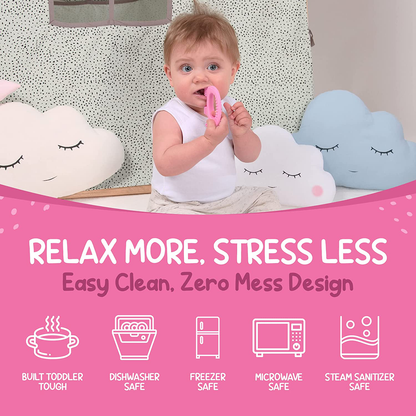 Teether Easy to Hold BPA Free Silicone Elephant 