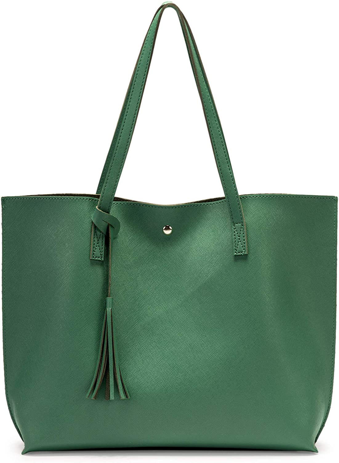 Women's Tote Bags Top Handle Satchel Handbags Faux Leather Tassel Shoulder Purse