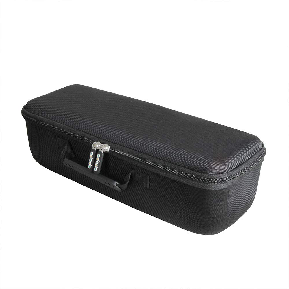 Adada Hard Case for Revlon One-Step Hair Dryer And Volumizer Hot Air Brush (Black+Rosy)
