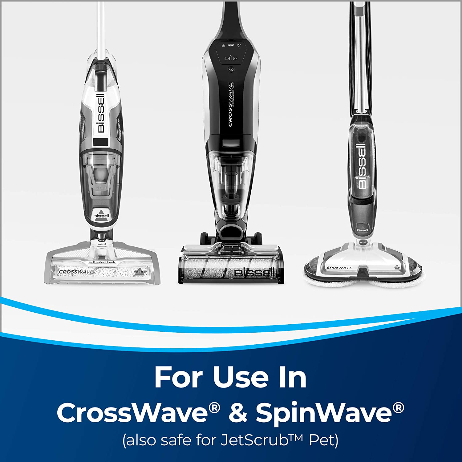 BISSELL, 1789G MultiSurface Floor Cleaning Formula for Crosswave and Spinwave (80 oz)