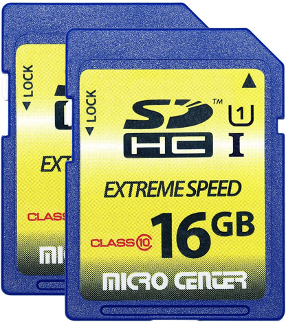 Class 10 SDHC Flash Memory Card SD Card by Micro Center