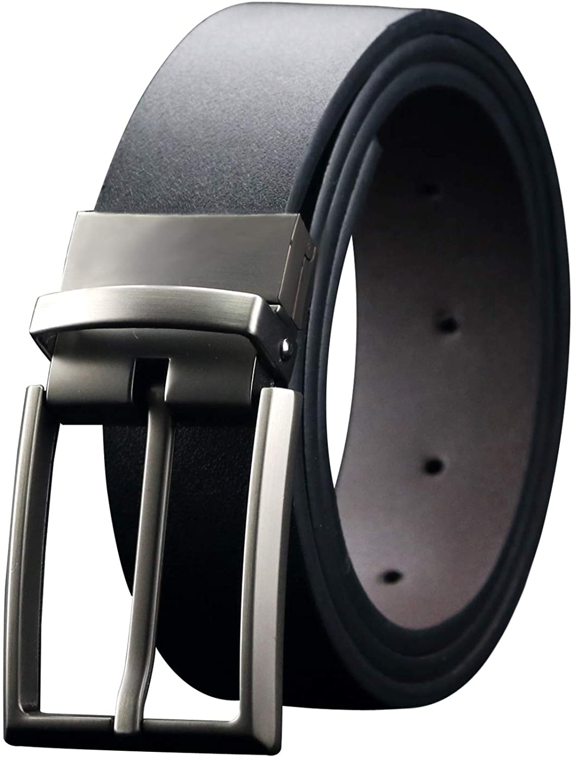 Men's Casual Reversible Leather Dress Belt