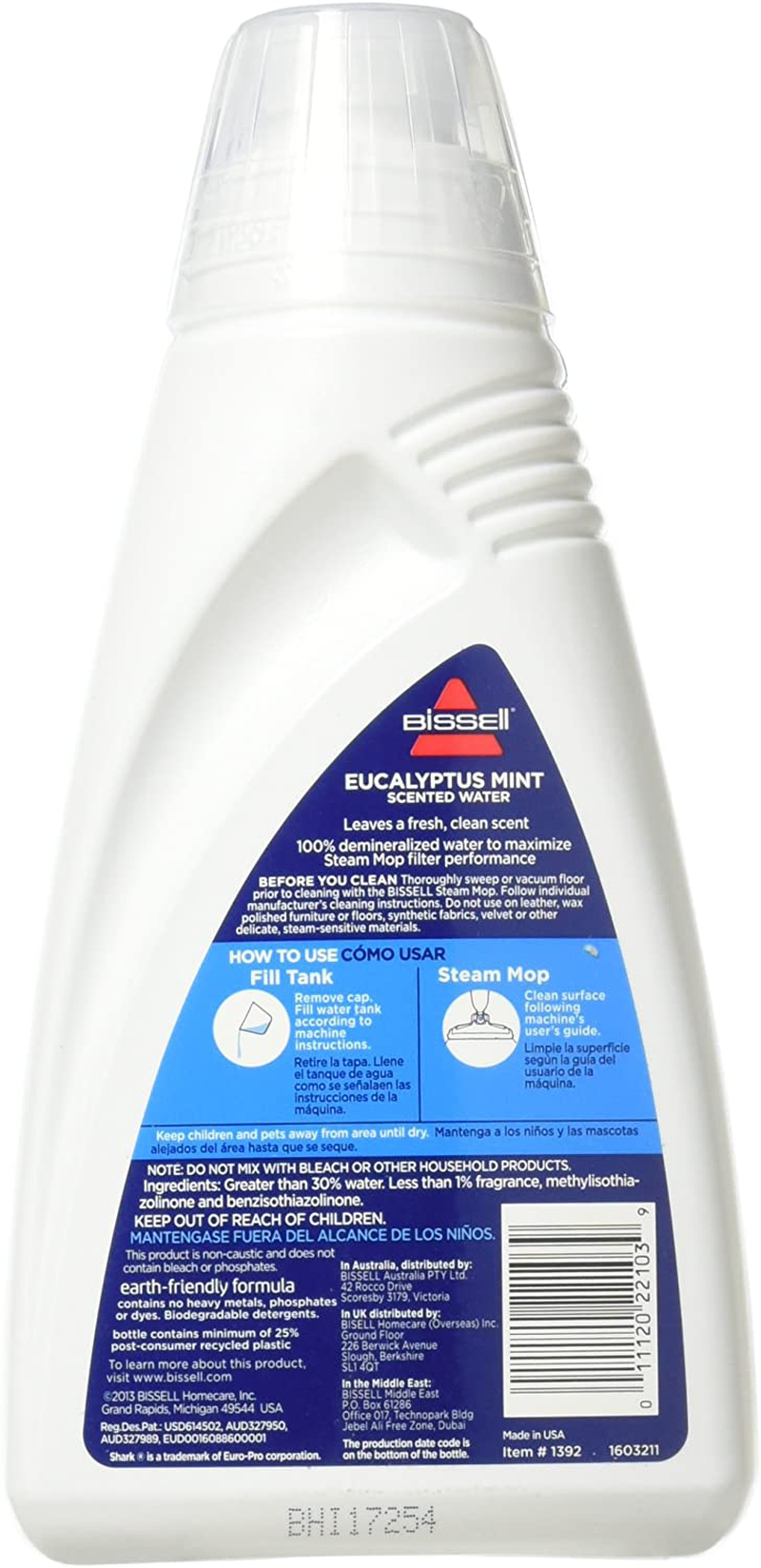 Bissell Spring Breeze Demineralized Water 32 oz, 1394