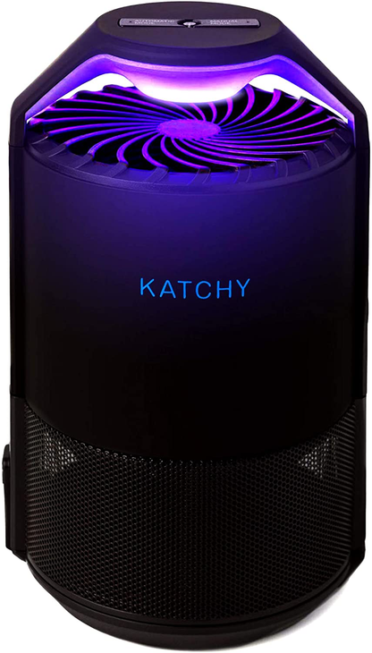 Indoor Insect and Flying Bugs Trap Fruit Fly Gnat Mosquito Killer with UV Light Fan Sticky Glue Boards No Zapper 