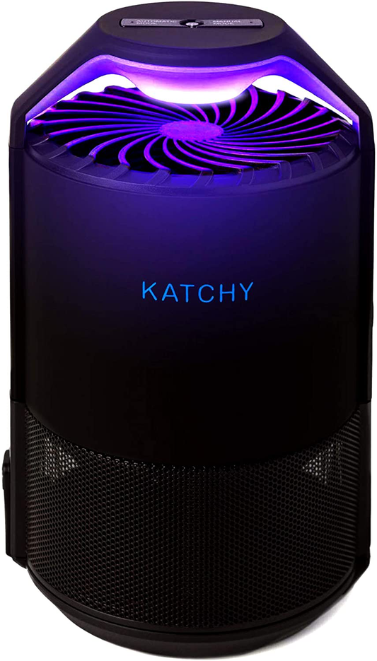 Indoor Insect and Flying Bugs Trap Fruit Fly Gnat Mosquito Killer with UV Light Fan Sticky Glue Boards No Zapper 