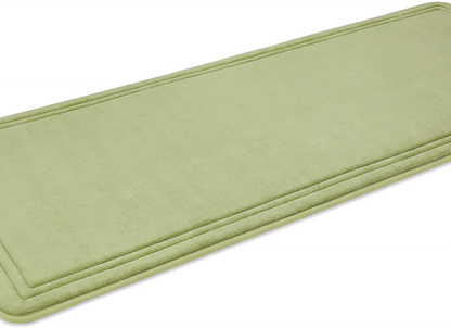 Memory Foam Bath Mat Non Slip Absorbent Super Cozy Velvet Bathroom Rug Carpet, Machine Washable