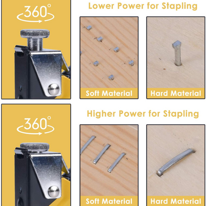 4 In 1 Heavy Duty Upholstery Staple Gun with 4000 Staples
