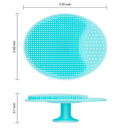  4 Pack Skin Exfoliator Scrubber Set - Soft Silicone