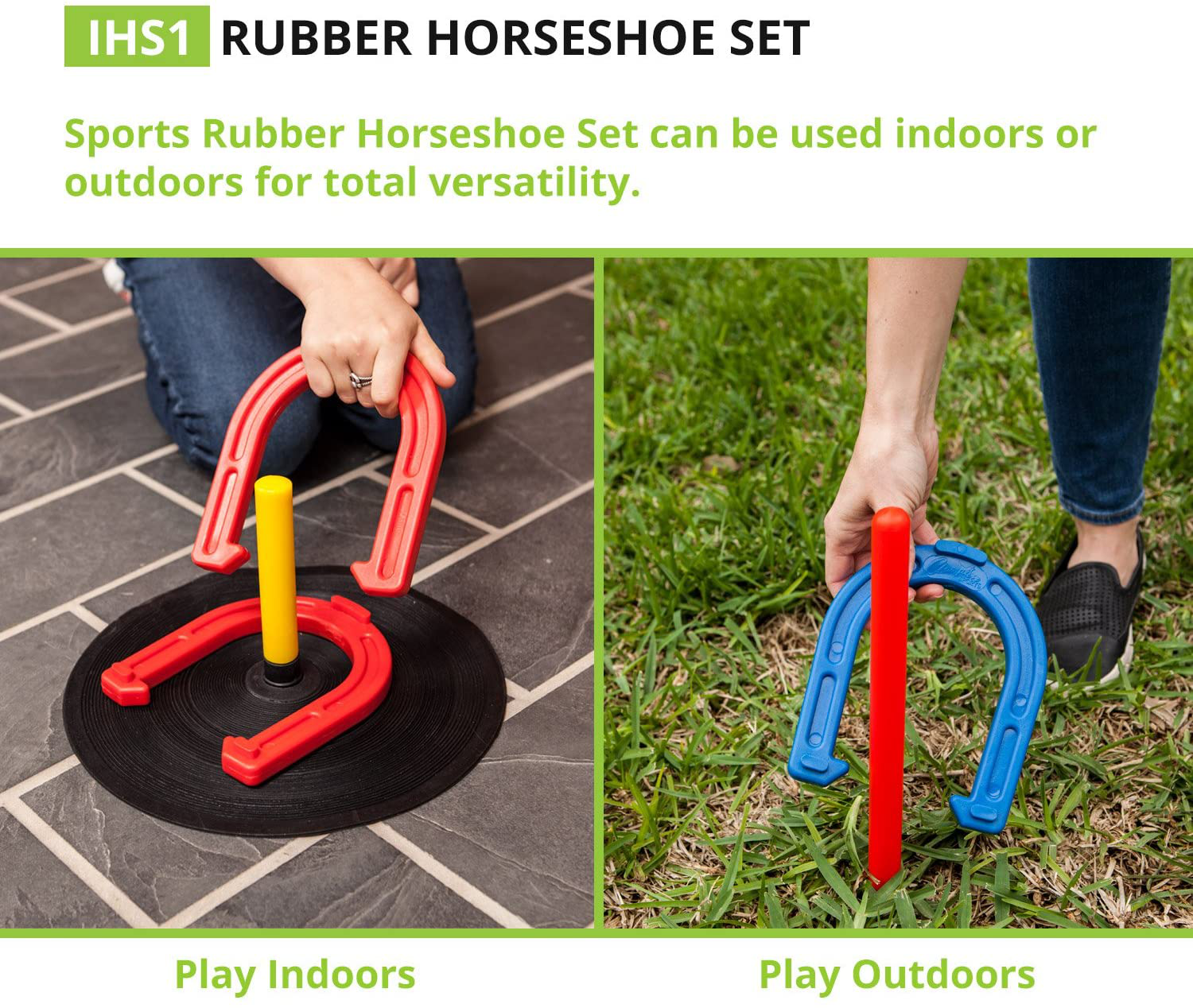 Champion Sports Indoor/Outdoor Horseshoe Set