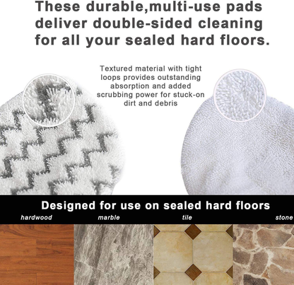 ITidyHome 8 Pack Replacement Pads for Bissell Powerfresh Hard Floor Steam Cleaner 1940 1440 1806 Series Steam Mop Compare to Part # 5938 & 203-2633