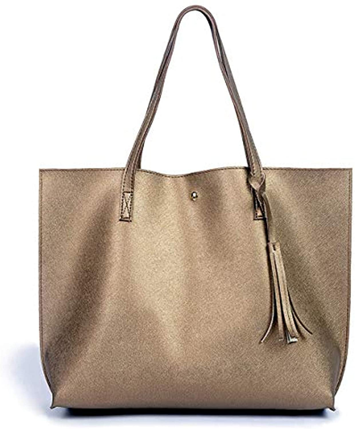 Women's Tote Bags Top Handle Satchel Handbags Faux Leather Tassel Shoulder Purse