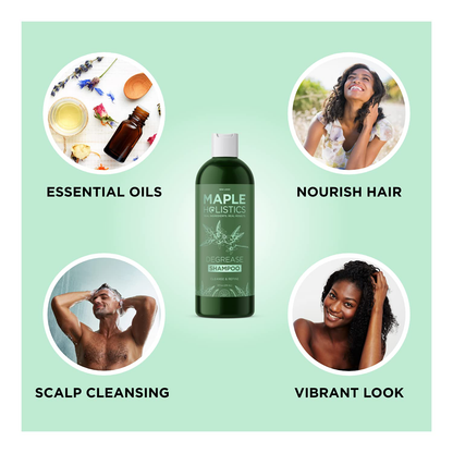 Degrease Shampoo for Oily Hair Care - Clarifying Shampoo for Oily Hair and Oily Scalp Care - Deep Cleansing Shampoo for Greasy Hair and Scalp Cleanser for Build Up with Natural Essential Oils for Hair