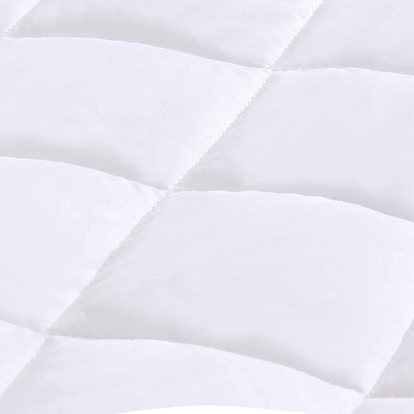 LDC King Mattress Pad with 16-Inch Deep Pocket, Comfortable, Breathable, Easy to Put on, The Stretchable Quilted Fitted Mattress Cover