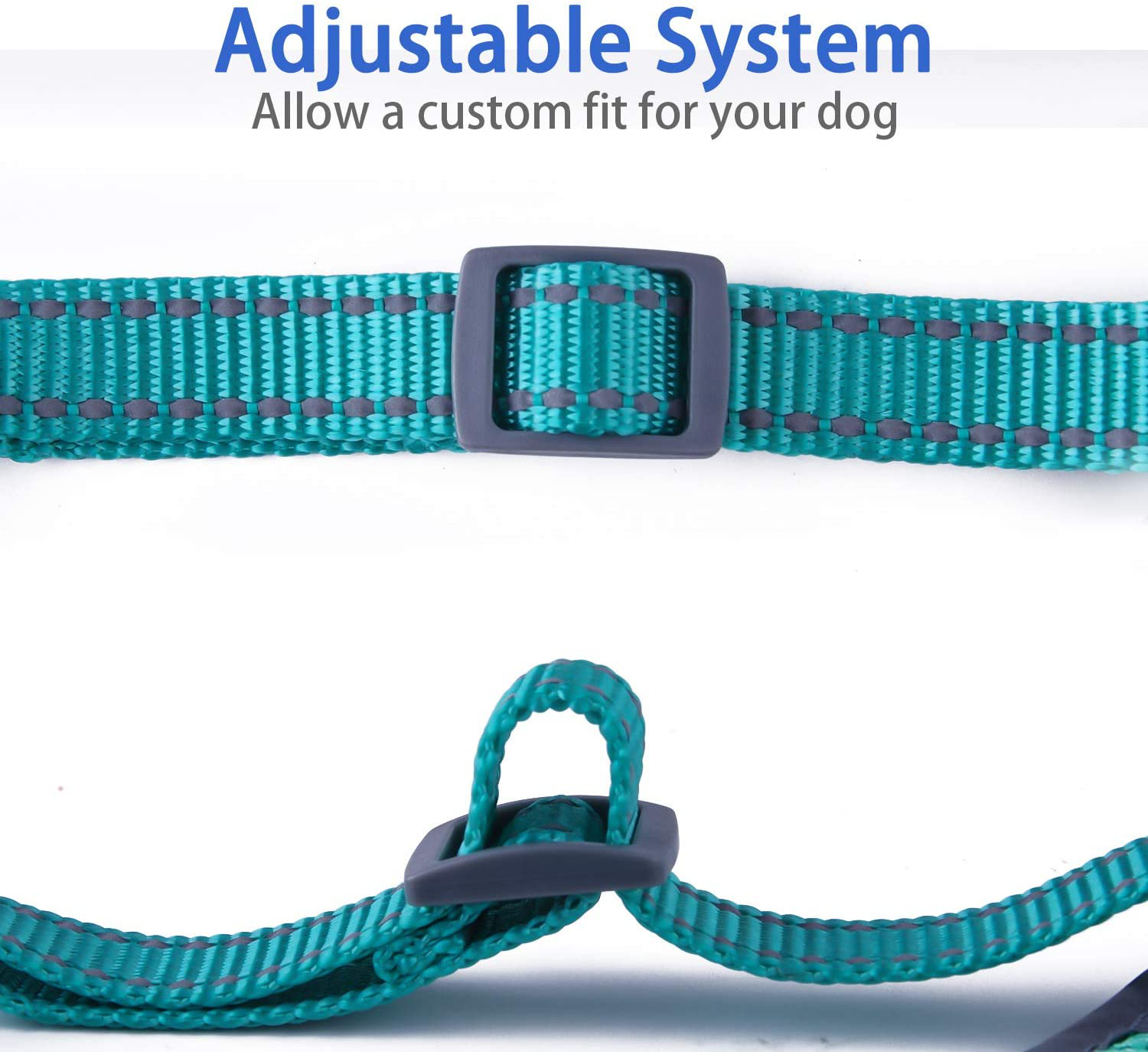 Reflective Breathable Soft Air Mesh No Pull Puppy Harness For Small To Medium Dogs And Cats