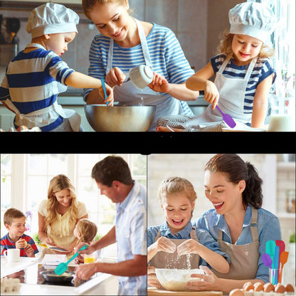 5 Piece Food Grade Silicone Spatula Set