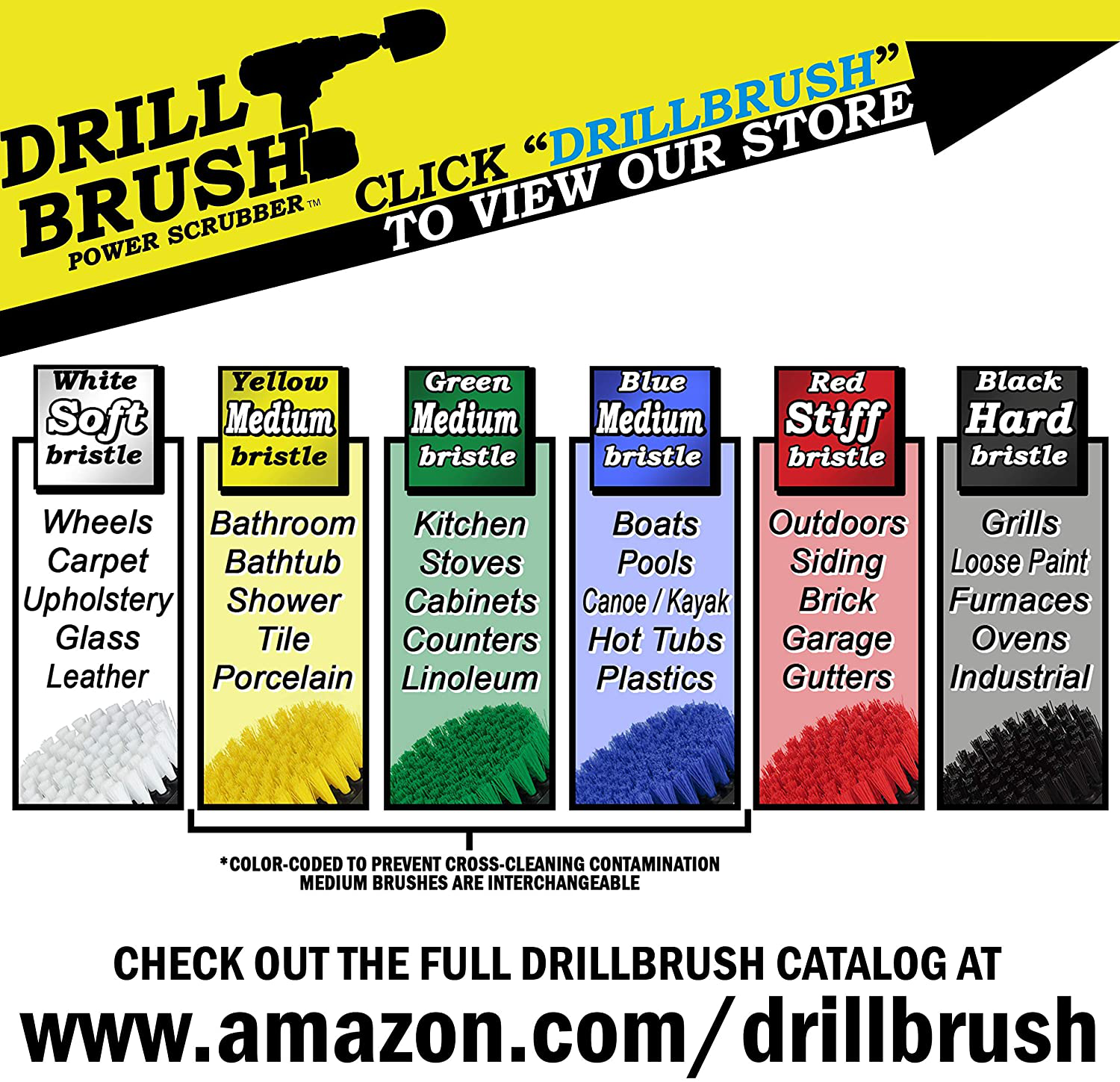 Cleaning Supplies - Pool Accessories - Drill Brush - Small Spin Brush Pool Maintenance Set - Slide - Deck Brush - Pond Liner - Hot Tub - Spa - Pool Brush - Diving Board - Carpet Cleaner