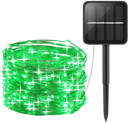 AMIR Upgraded Solar Powered String Lights, Mini 100 LED Copper Wire Lights, Fairy Lights, Indoor Outdoor Waterproof Solar Decoration Lights for Gardens, Home, Party, Halloween, Christmas (Warm White)