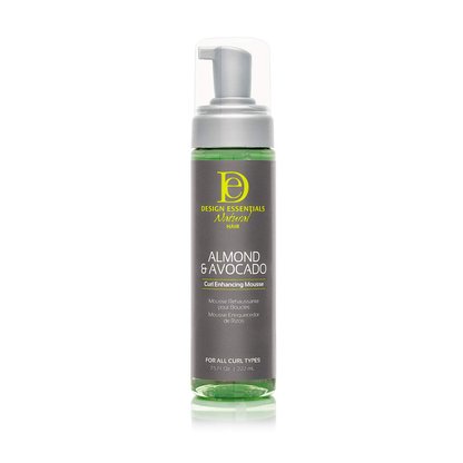 Design Essentials Natural Curl Enhancing Mousse REFILL, Best Value - Almond & Avocado Collection, 32 Oz