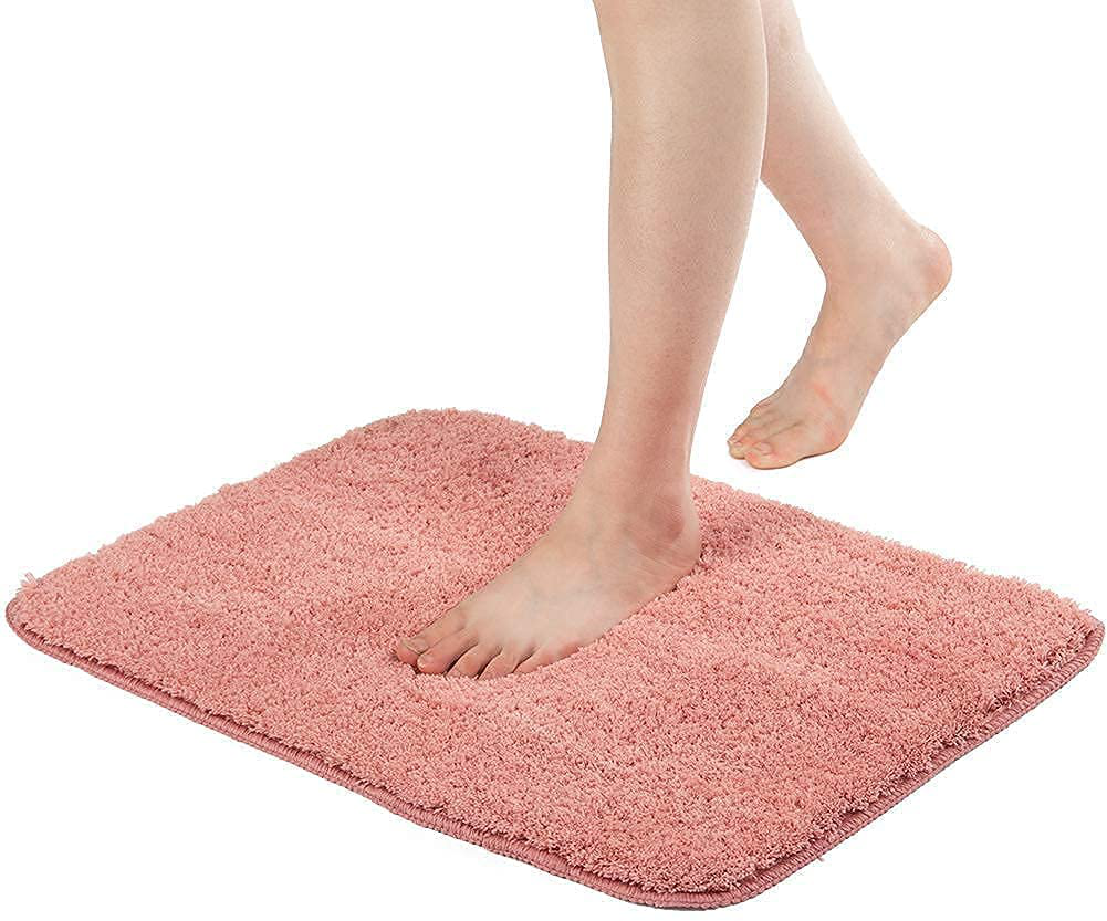 Bathroom Rug Mat Non Slip Bath Mat Machine Washable Dry Comfortable Floor Carpet Extra Absorbent and Soft