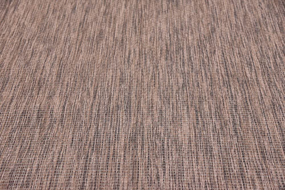 Unique Loom Solid Collection Casual Transitional Indoor and Outdoor Flatweave Runner Rug, 2' 7" x 12', Navy Blue/Light Blue
